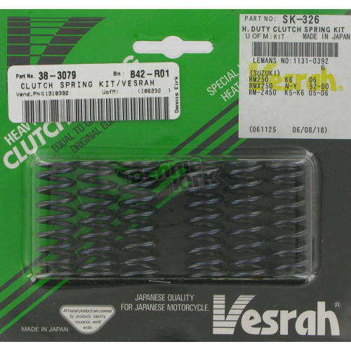 Vesrah - Vesrah H/D Clutch Spring Set - SK-326