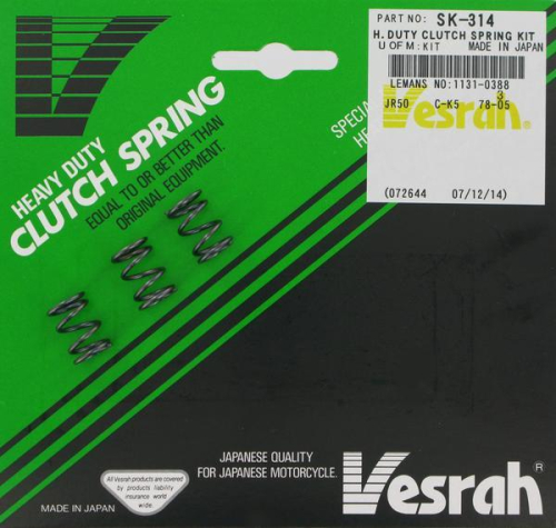 Vesrah - Vesrah H/D Clutch Spring Set - SK-314