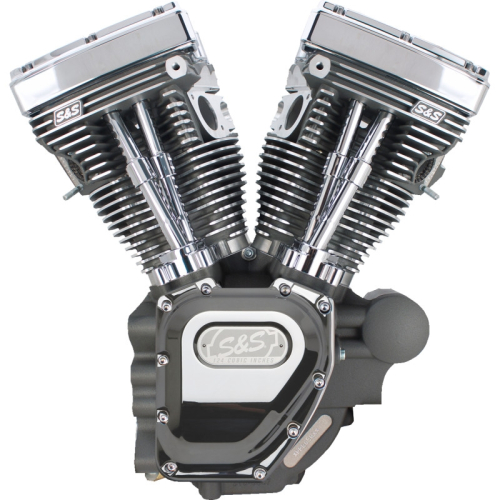 S&S Cycle - S&S Cycle T124LC Series Long Block Engine - Stone Gray - 310-0512A