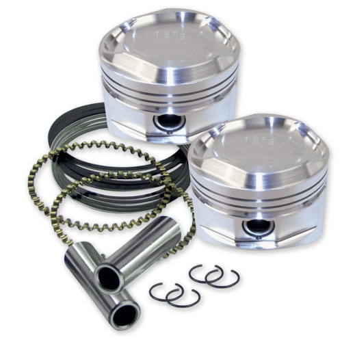 S&S Cycle - S&S Cycle Forged Piston Kit (Big Bore) - Standard Bore 3-5/8in., +.010in. - 92-1111