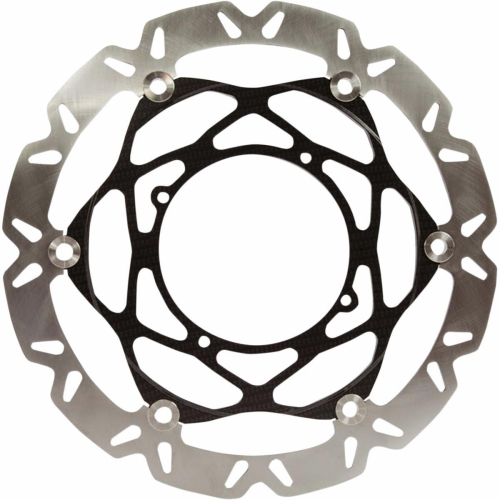 EBC - EBC Supermoto Carbon Fiber Look Contour Brake Rotor Kit - SMX6330