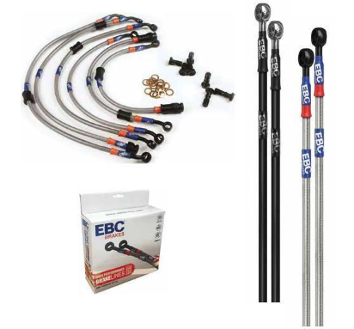 EBC - EBC High Performance Standard Brake Lines (Lever to ABS Box Only) - BLM5025-1F
