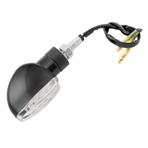 BikeMaster - BikeMaster Spade LED Turn Signals - Black - 266228