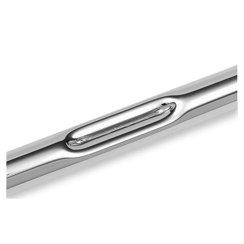 Bikers Choice - Bikers Choice 1in. Med. Buckhorn Custom V-Twin Handlebar - Dimpled - Chrome - 400208