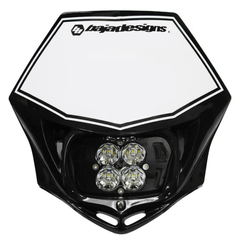 Baja Designs - Baja Designs Squadron Sport DC Universal Headlight Kit With Shell - Black - 557001BK