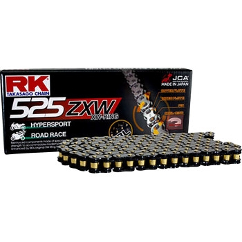 RK - RK 525 ZXW XW-Ring Chain - 100 Links - Black Scale - BL525ZXW-100