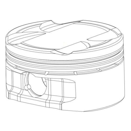 CP-Carrillo - CP-Carrillo Piston Kit (107ci) - 3.937in Bore, 1.143in. Compression - BHM8107-9