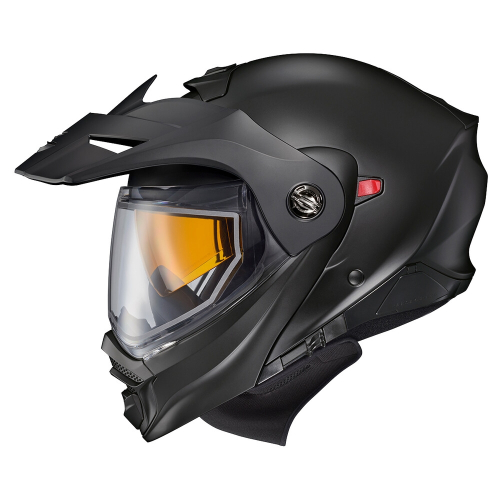 Scorpion - Scorpion EXO-AT960 Solid Helmet with Electric  Shield Lens - 96-0107-EC - Matte Black - 2XL