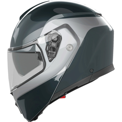AGV - AGV StreetModular Levico Helmet - 2118296002003L - Gray/Silver - Large