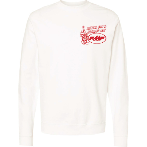 FMF Racing - FMF Racing Top Shelf Sweatshirt - FA24121900BONLG - Bone - Large