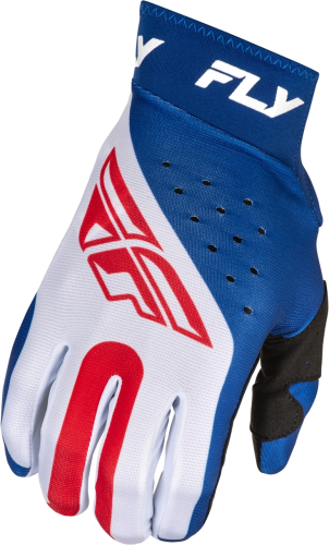 Fly Racing - Fly Racing Pro Lite Gloves - 378-0463X - Red/White/Blue - 3XL