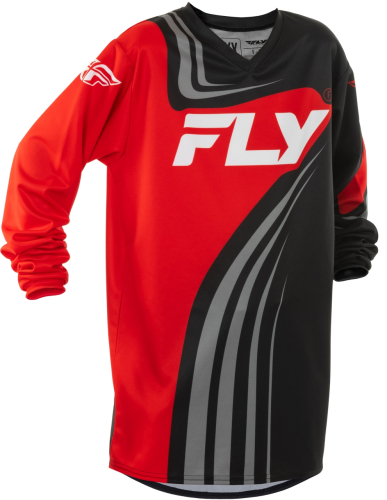 Fly Racing - Fly Racing F-16 Youth Jersey - 378-220YL - Black/Red/White - Large