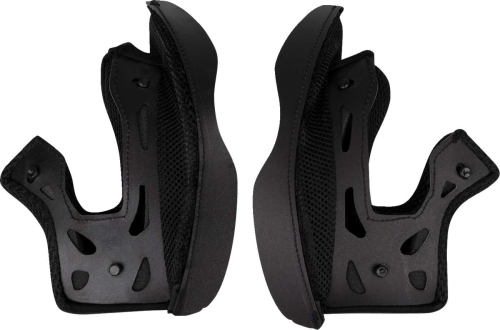Moose Racing - Moose Racing Cheek Pads for Air Intake Helmets - Black - XS - 0134-3195
