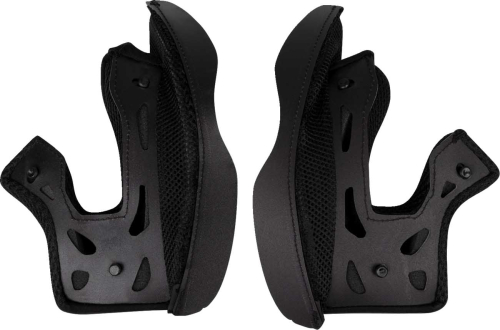 Moose Racing - Moose Racing Cheek Pads for Air Intake Helmets - Black - Sm - 0134-3196