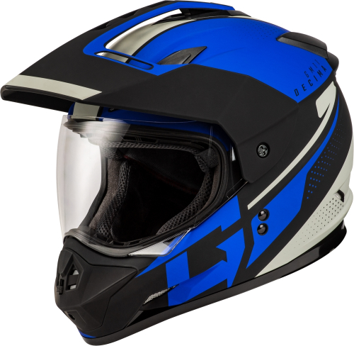 G-Max - G-Max GM-11 Decima Helmet - A1116113 - Matte Black/Blue - X-Small