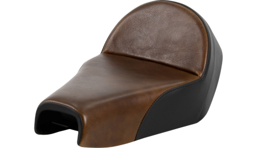 Saddlemen - Saddlemen Lariat Solo Seat - Distressed Leather - 4.5 Gal Tank - 807-03B-0041