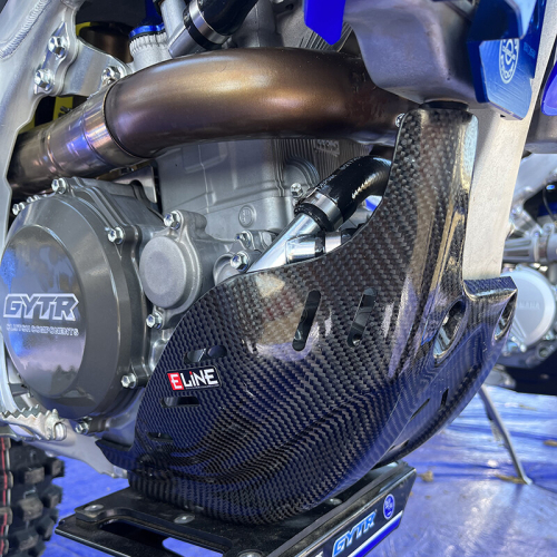 E Line - E Line Carbon Fiber Skid Plate - YSP45020X