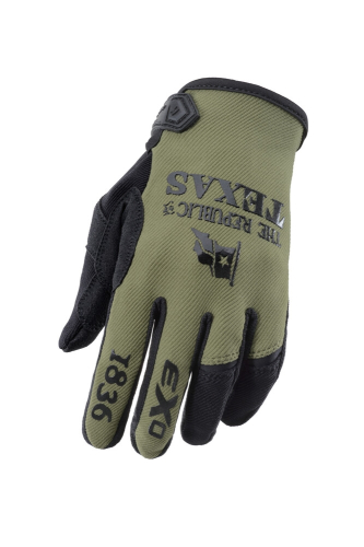 Scorpion - Scorpion Moto-Flex Lone Star Gloves - G49-405 - Olive/Black - Large