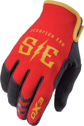 Scorpion - Scorpion Air-Stretch Charge Gloves - G44-013 - Red/Gold - Small