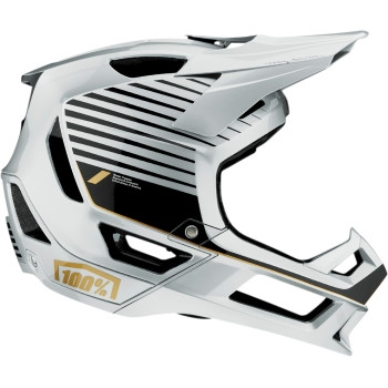 100% - 100% Trajecta Fidlock Ranelagh Bicycle Helmet - 80003-00013 - Silver - Small
