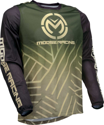 Moose Racing - Moose Racing Sahara Jersey - 29107943 - Green/Black - Medium
