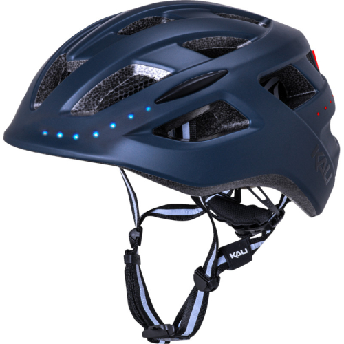 Kali Protectives - Kali Protectives Central Lit Helmet - 0250521227 - Navy - Lg-XL