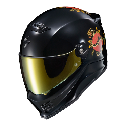 Scorpion - Scorpion Covert FX The Litas Helmet - CFX-1003 - Gloss Black - Small