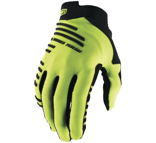 100% - 100% R-Core Gloves - 10027-00013 - Flourescent Yellow - X-Large