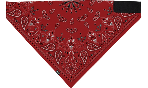 Zan Headgear - Zan Headgear Sportflex Series Bandana - BL106 - Red Paisley - OSFM