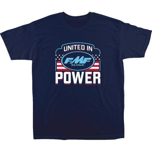 FMF Racing - FMF Racing United In Power T-Shirt - SP23118910NVYL - Navy - Large