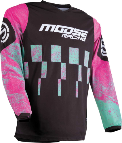 Moose Racing - Moose Racing Qualifier Jersey - 2910-7525 - Pink/Teal - 5XL
