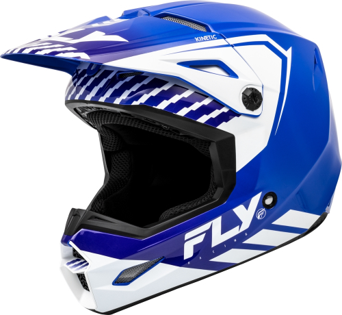 Fly Racing - Fly Racing Kinetic Menace Helmet - F73-86562X - Blue/White - 2XL