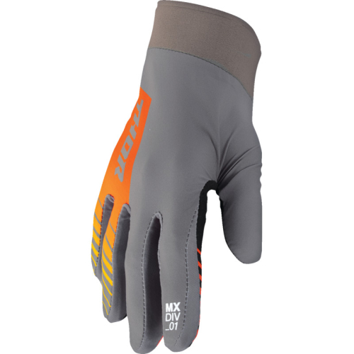 Thor - Thor Agile Analog Gloves - 3330-7663 - Charcoal/Orange - X-Small