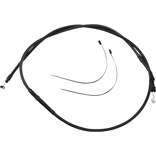 Magnum - Magnum XR High Efficiency Clutch Cable - +2in. - Black/Black - XR6323002