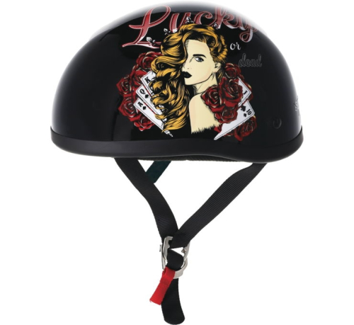 Skid Lid Helmets - Skid Lid Helmets Original Lucky Womens Helmet - 649518 - Black - X-Small