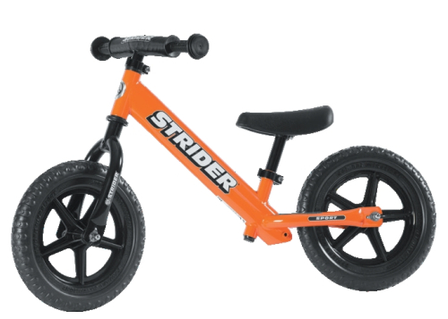 Strider - Strider Balance 12 Sport Bike with Strider Logo - Orange - ST-S4OR