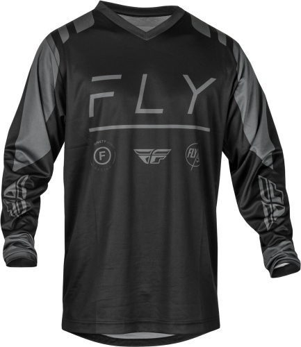 Fly Racing - Fly Racing F-16 Jersey - 377-9214X - Black/Charcoal - 4XL