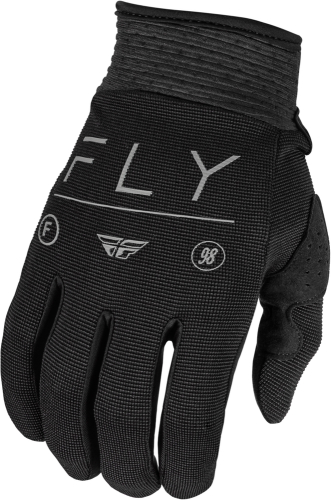 Fly Racing - Fly Racing F-16 Youth Gloves - 377-911Y2XS - Black/Charcoal - 2XS