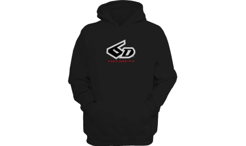 6D - 6D Logo Hoodie - 51-0127 - Black - Large