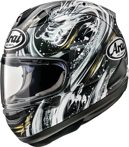 Arai Helmets - Arai Helmets Corsair-X Kiyonari Helmet - 0101-15921 - Black/White - Medium