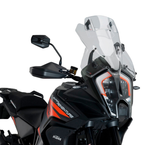 PUIG - PUIG Multi Adjustable Windshield Deflector - Clip-On - Clear - 20764W