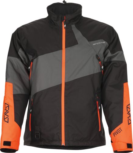 Arctiva - Arctiva Pivot 6 Insulated  Jacket - 3120-2101 - Black/Gray/Orange - Medium