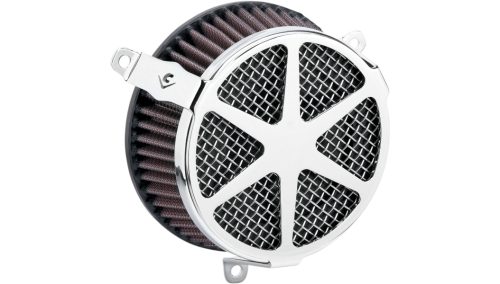 Cobra - Cobra Air Cleaner Kit - Spoke - Chrome - 606-0102-04-SB