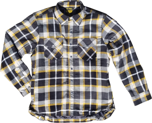 Scorpion - Scorpion Covert Flannel Women Shirt - 52231-3 - White/Yellow - Small