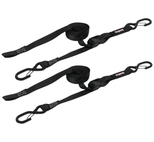 PRP - PRP 1in. Cam Lock Tie Down Snap S-Hook - Black - 12101-2