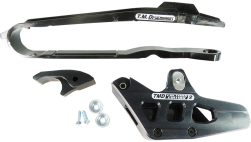 T.M. Designworks - T.M. Designworks Dirt Cross Multi-Purpose Chain Slide-N-Guide Kit - Black - BCP-OR2-BK