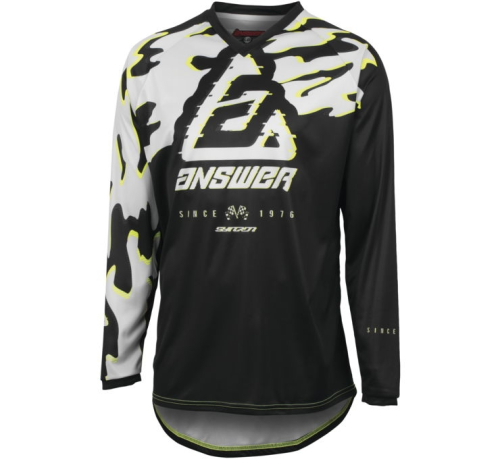 Answer - Answer Syncron Meltdown Jersey - 447951 - Gray/Hyper Acid/Black - X-Small