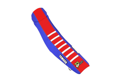 DCOR - DCOR Seat Cover - Blue Sides - Red Top White Ribs - 30-50-507
