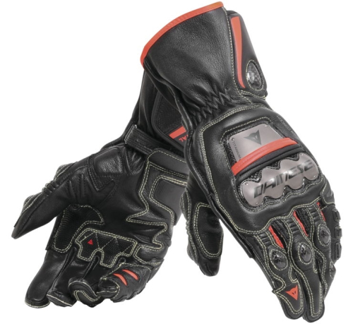 Dainese - Dainese Full Metal 6 Gloves - 201815895-P75-S - Black/Red - Small