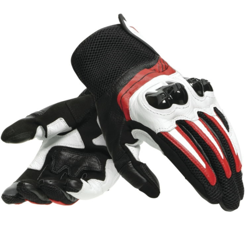 Dainese - Dainese Mig 3 Gloves - 201815934-A66-L - Black/White/Red - Large